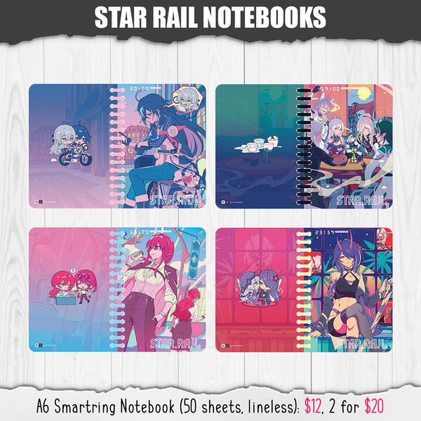 HSR A6 Notebooks